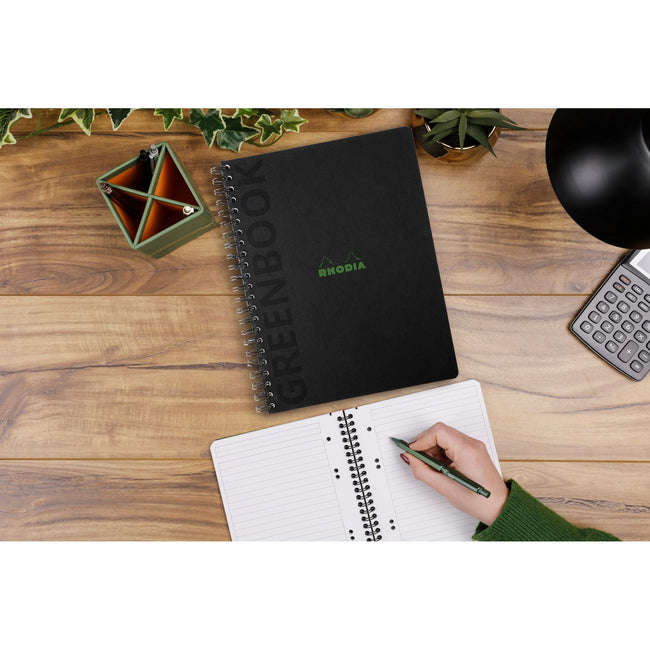 Rhodia -  Notitieboek greenbook recycled a5+ lijn hc | 5 stuks