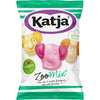 Katja - Bonbon Zoo Mix, mélange de 3 gommes molles aux fruits avec du vrai jus de fruit, sachet de 255 g