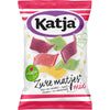 Katja - Bonbon Sour Matjes, mélange d'arômes fraise, pomme, banane et cassis, sachet de 250 g