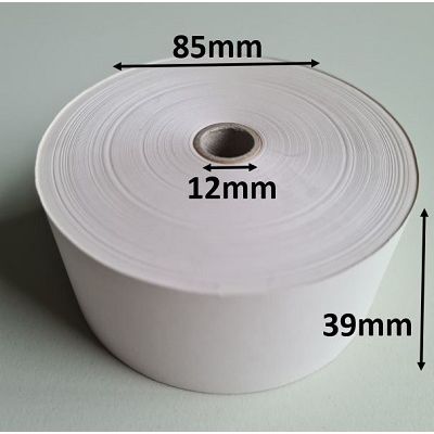 Klika - Rouleau thermique 39x85x12 blanc intérieur avec feutre