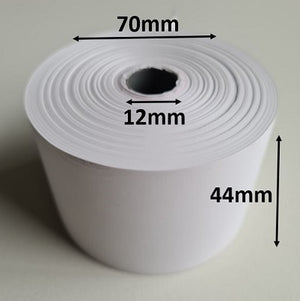Klika - Thermo roll 44x70x12 mm white BPA_free 90 pieces