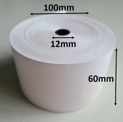 Klika - Thermorolle 60x100x12 mm weiß BPA-frei