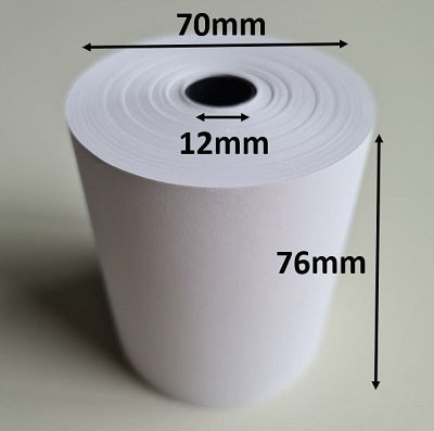 Klika - Thermo roll 76x70x12 mm white BPA-free U