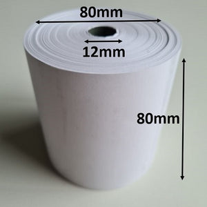 Klika - Thermo roll 80x80x12 mm white BPA-free 70 pieces