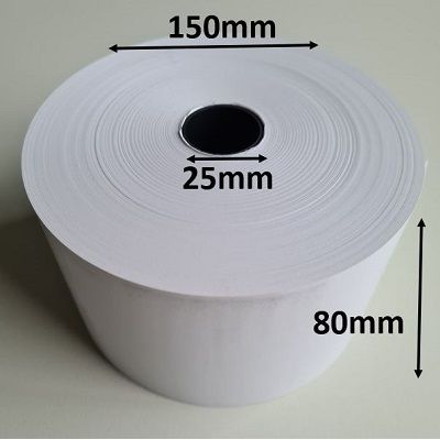 Klika - Thermo roll 80x150x25 mm white BPA-free 14 pieces