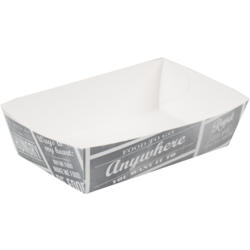 Tafel Snack Container Cardboard M (A9) 120 x 70 x 35 mm 100 Stück