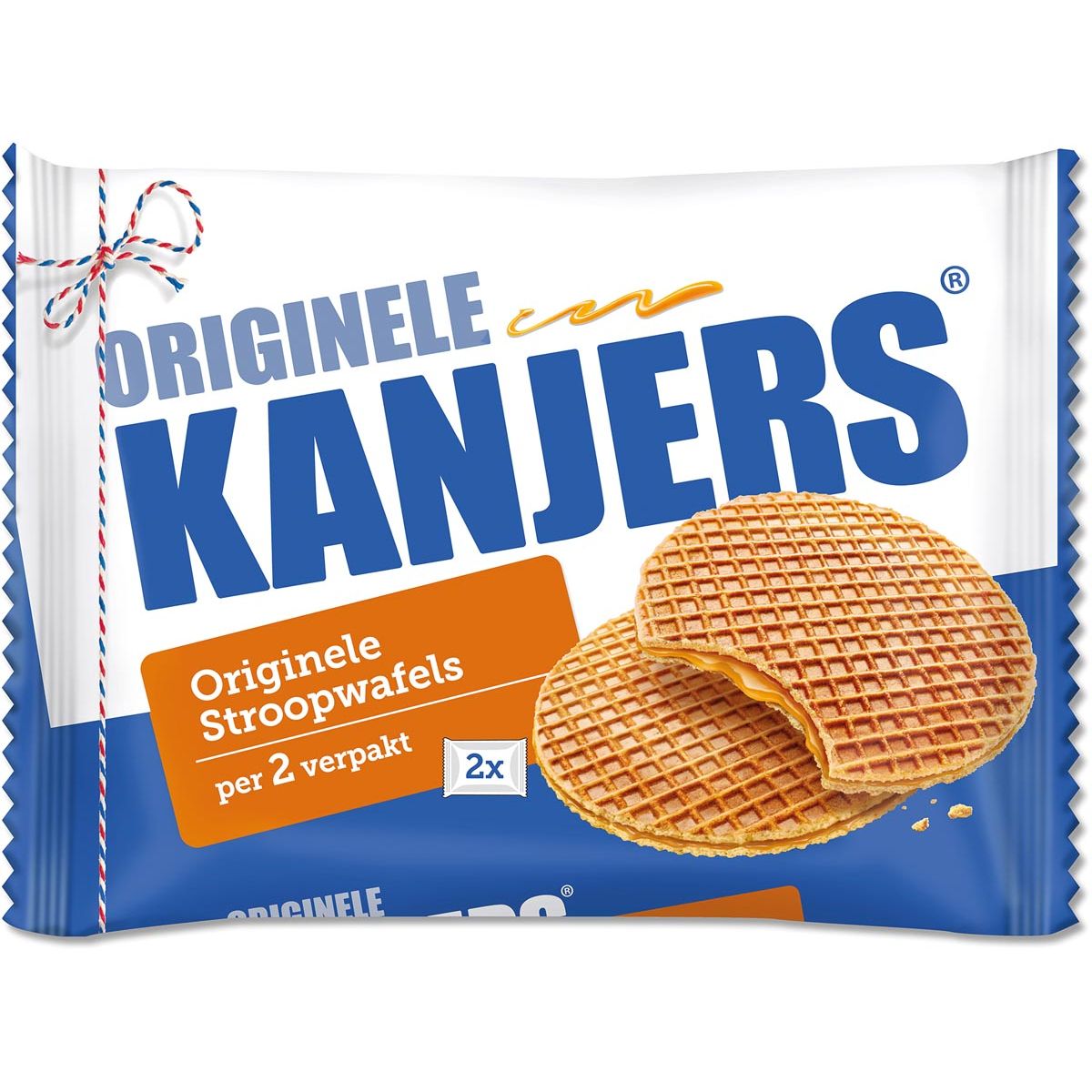 Kanjers - gaufres au sirop, emballées par 2, 2 x 40 g