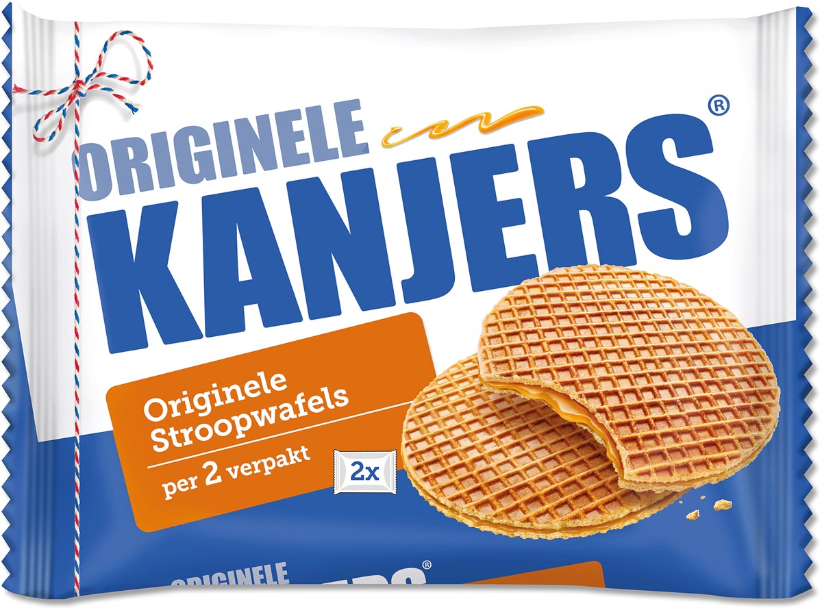 Kanjers - waffle allo sciroppo, confezionati da 2, 2 x 40 g