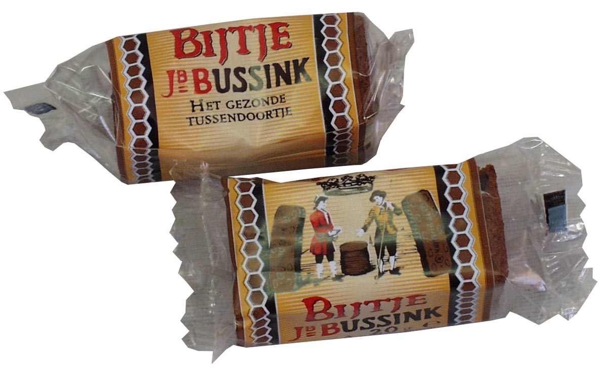 Bussink - biscotti Catering Bees, 20 g, scatola da 75 pezzi