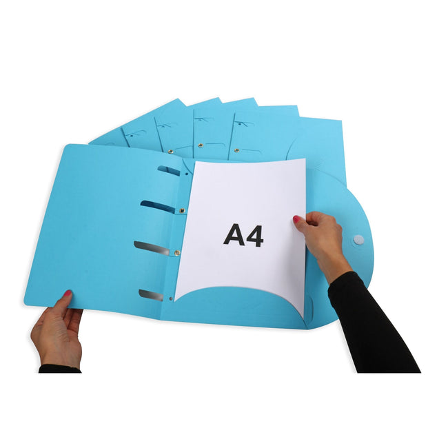 Tarifold -  Smartfolder geperforeerde opbergmappen a4 bl 6st