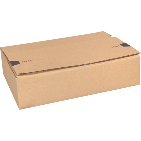 Sendproof® - Postal Package Box | A5 | Cardboard de golf | 229x164x115mm | Réglable de hauteur Comité auto-adhésive | Brun | 10 morceaux