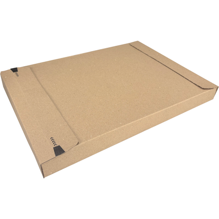 Klika -  Brievenbusdoos | A4 | golfkarton | 350x250x28mm | bruin | 25 stuks