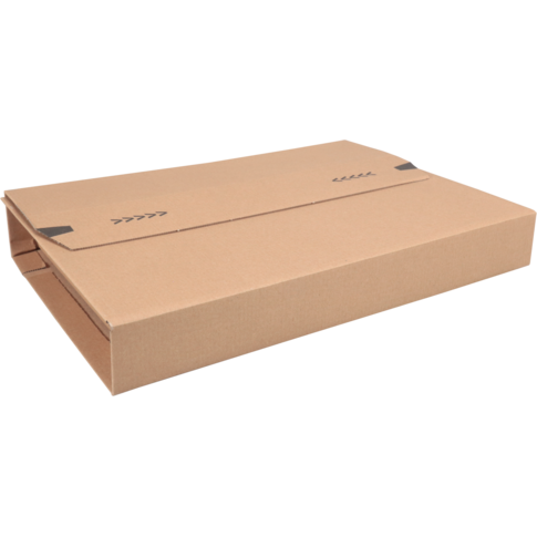 SENDOREPORE® - Buchverpackung | Golfkarton | 335x275x80mm | Braun | 25 Stücke