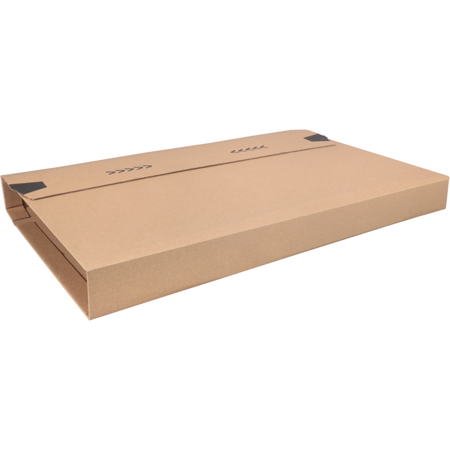 SENDOREPORE® - Buchverpackung | Golfkarton | 455x325x80mm | Braun | 25 Stücke