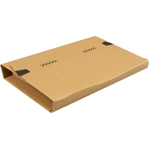 SENDOREPORE® - Buchverpackung | Golfkarton | 217x155x60mm | Braun | 25 Stücke