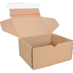 SENDPORORE® - Post -Paketbox | Golfkarton | 192x155x91mm | Braun | 20 Teile