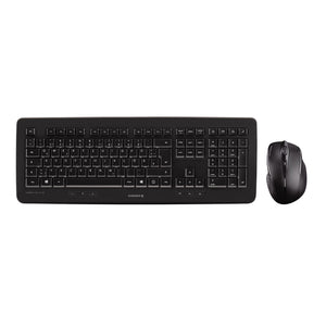 CHERRY -   DW 5100 toetsenbord Inclusief muis Universeel RF Draadloos Amerikaans Engels Zwart