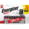 Energizer - piles Max AAA, blister de 12 pièces