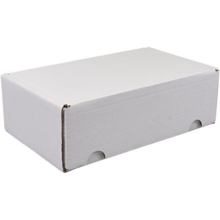 SendProof -  Postpakketdoos | golfkarton | 130x210x70mm | gestanst | wit | 25 stuks