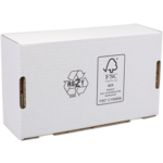 Sendproof® - Postal Package Box | Cardboard de golf | 140x260x70mm | gestif Blanc | 25 pièces