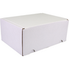 SendProof® - Caja de golf postpaquete con cubierta 210x160x95mm blanco
