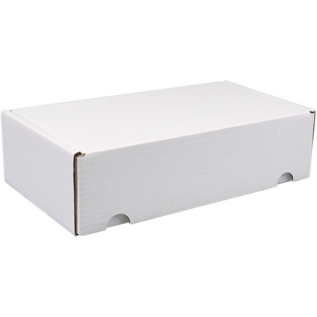 SendProof -  Postpakketdoos | golfkarton | 190x280x70mm | gestanst | wit | 25 stuks