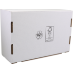 Sendproof® - Postal Package Box | Cardboard de golf | 315x215x120mm | gestif Blanc | 25 pièces