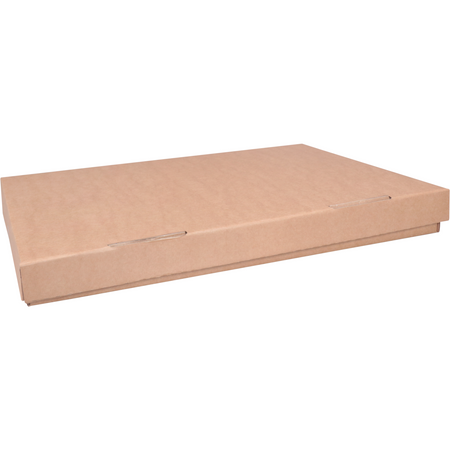 Klika - Scatola pieghevole | cartone ondulato | 430x310x40 mm | coperchio fisso | marrone | 25 pezzi