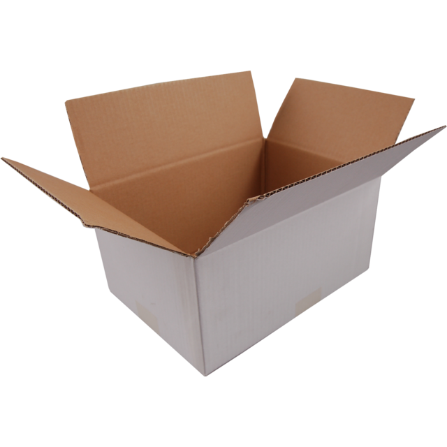 Klika - American Folding Box | Golfkarton | 230x230x150mm | Single Golf | Weiß | 25 Stücke