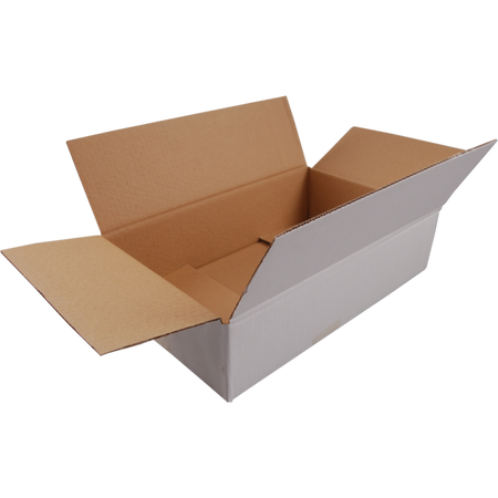 Klika - Caja plegable americana 500x300x95mm blanca por pieza