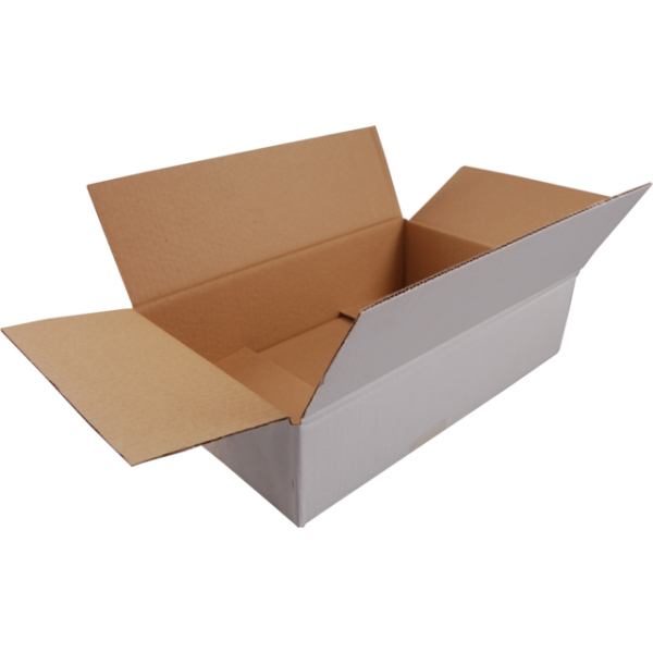 Klika - Scatola pieghevole americana 500x300x95mm bianca per pezzo