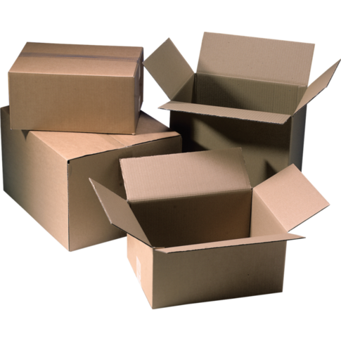 Boîte pliante américaine SendProof® | carton ondulé | 600x350x120mm | vague unique | marron | 15 pièces