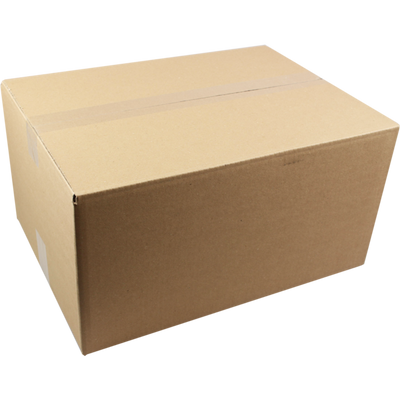 SendProof -  Amerikaanse vouwdoos | golfkarton | 430x310x220mm | enkele golf | bruin | 25 stuks