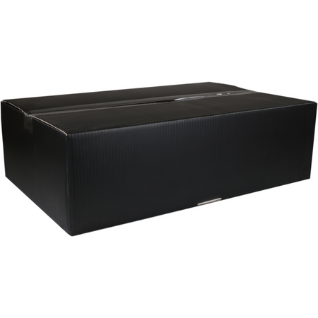 Klika -  Postpakketdoos | golfkarton | 570x377x170mm | met autolock bodem | zwart | 25 stuks