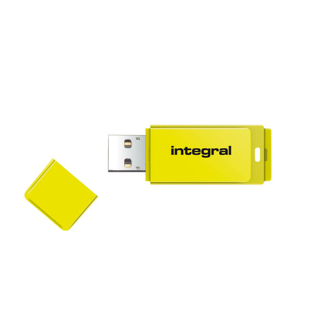 Integral - USB stick 2.0 16Gb neon yellow
