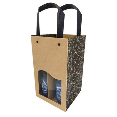 Beer packaging, 4 bottles, ecru 150+150x260mm (10 pieces)