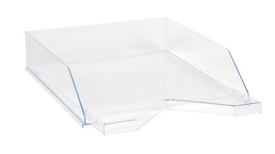 Quantore - Corbeille à courrier transparent | 6 pièces