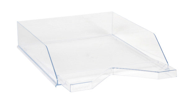 Quantore - Corbeille à courrier transparent | 6 pièces