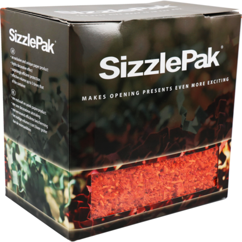 Matériau de remplissage SizzlePak® | Papier | 1,25kg | Orange