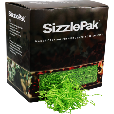 Matériau de remplissage SizzlePak® | Papier | 1,25 kg | vert citron