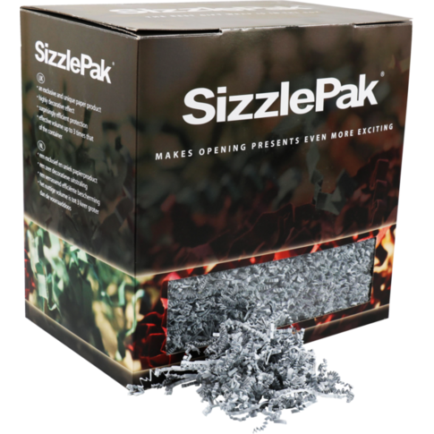 Sizzlepak® - Matériau de remplissage Sizzlepak® | papier 1,25 kg | argent