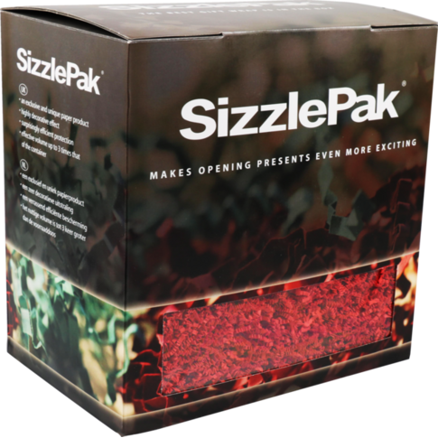 Matériau de remplissage SizzlePak® | Papier | 1,25 kg | rouge clair