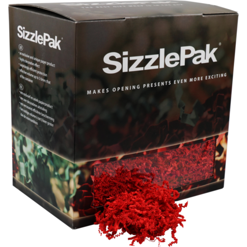 Matériau de remplissage SizzlePak® | Papier | 1,25 kg | rouge clair