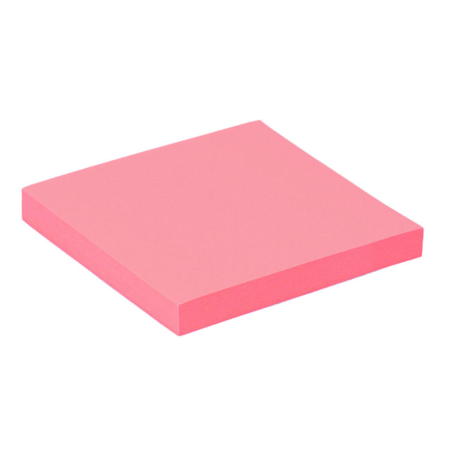 Quantore - Bloc-notes 76x76mm rose 100 feuilles | 6 pièces