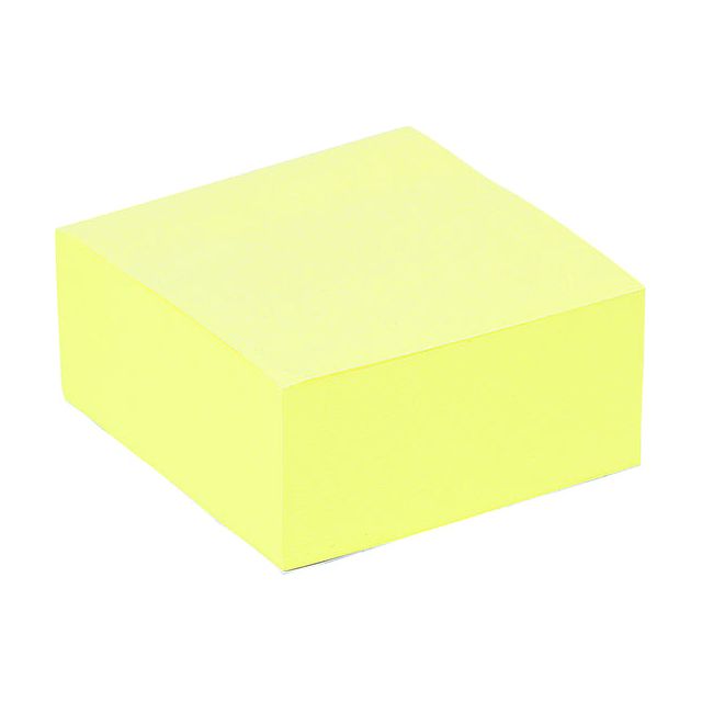 Quantore - Mémoblok 76x76mm jaune 400 | 60 pièces