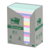 Post-it - Bloc de notas 655-RPT 76x127mm pastel arcoiris reciclado 16 piezas