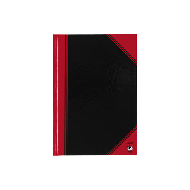Bantex - Notebook black/red A5 line 70gr 96 sheets