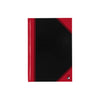 Bantex - Notebook black/red A5 line 70gr 96 sheets | 6 pieces