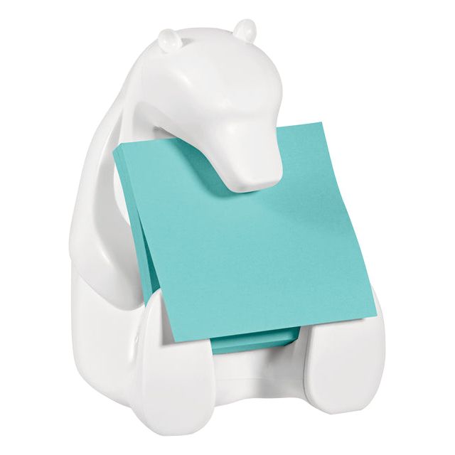 Post-it Super Sticky - Super Sticky Z-notes dispenser, beer, voor ft 76 x 76 met 1 blok van 90 blaadjes blauw