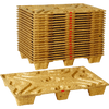 Presswood -  Houtvezelpallet | hout | 120x80x13.5cm | bruin | 1 stuks
